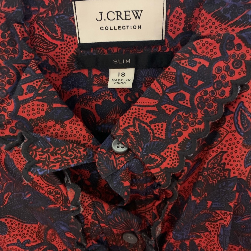 J Crew size 18 slim